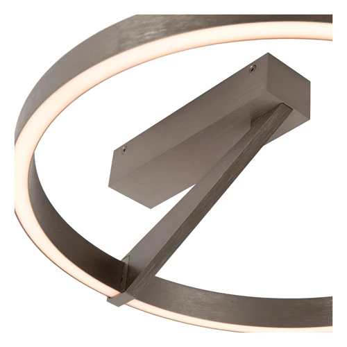 Lucide APPLAUSE - Flush ceiling light - Ø 40 cm - LED Dim. - CCT - 1x26W 2200K/4000K - Grey iron | Premium - detail 1